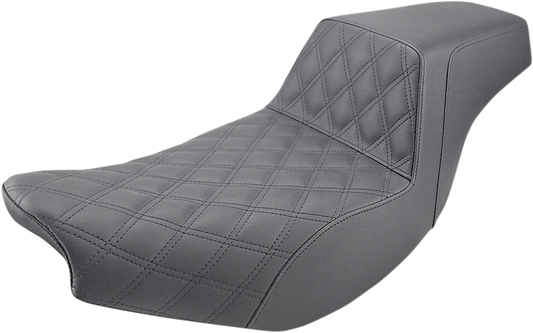 Step Up Seat - Driver Lattice Stitched - Black