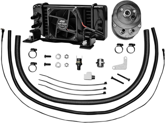 10-Row Oil Cooler Kit - With Fan - Low-Mount2489