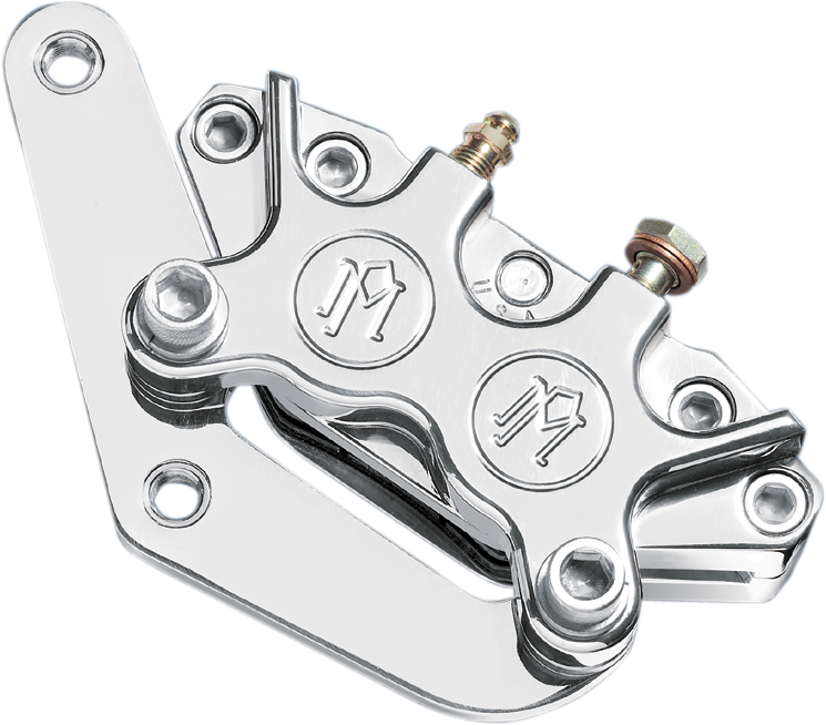 Dual Disc Caliper - Front - Polished 84-99