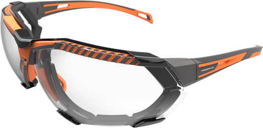 FF4 Sunglasses - Foam - Gray/Orange - Clear