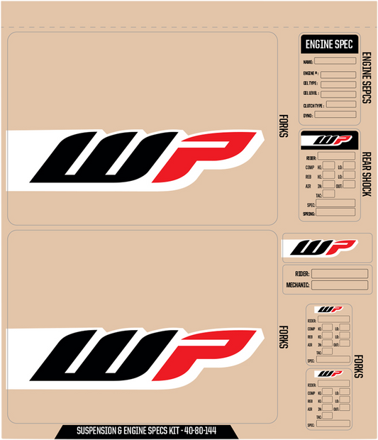 WP Decal Kit - Black