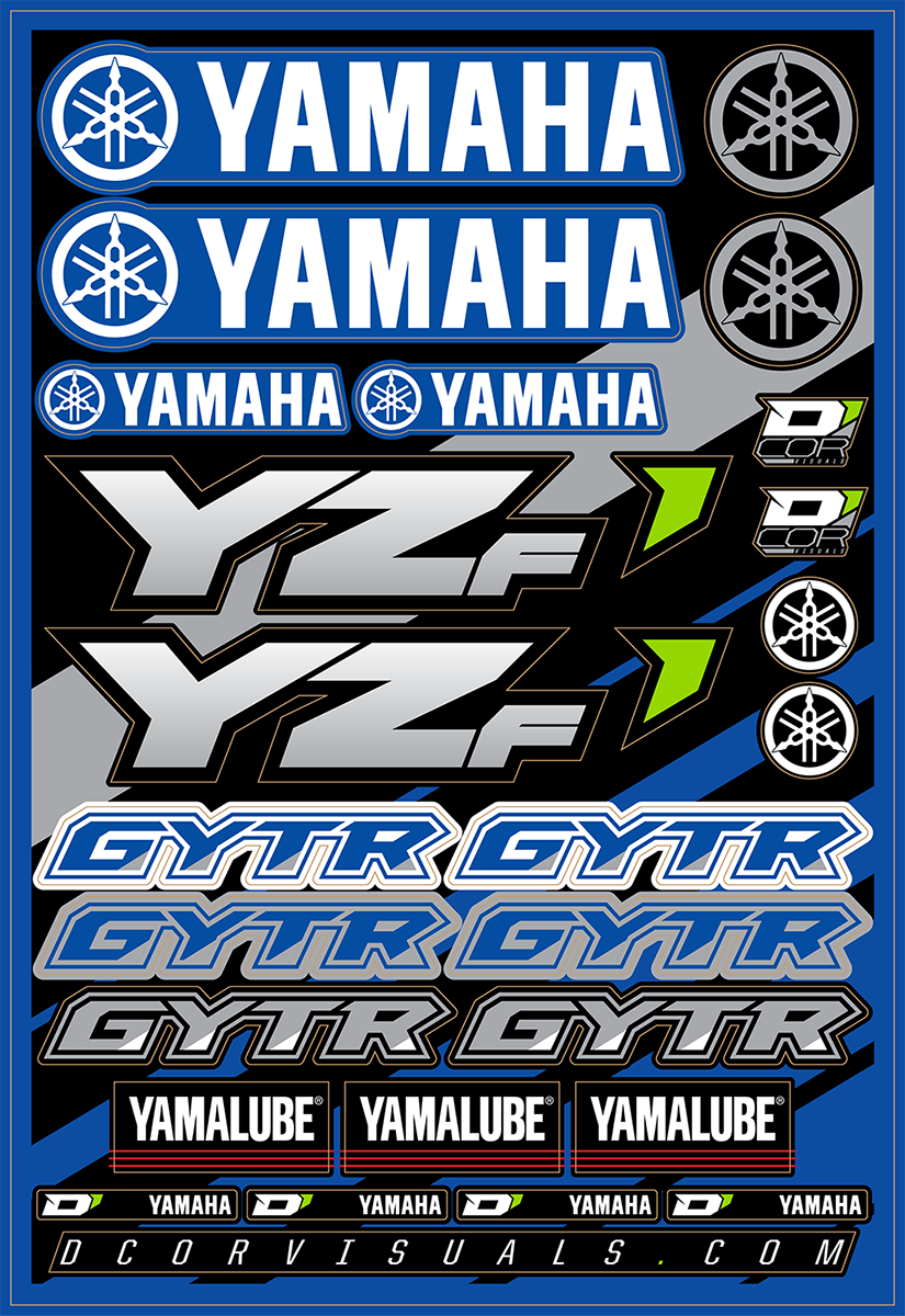 Decal Sheet - Yamaha YZP