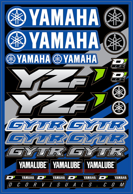 Decal Sheet - Yamaha YZP