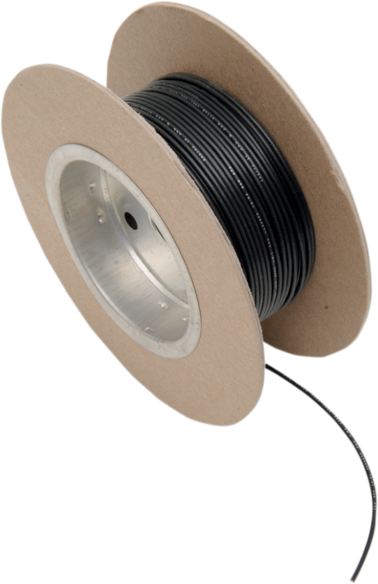 100' Wire Spool - 18 Gauge - Black