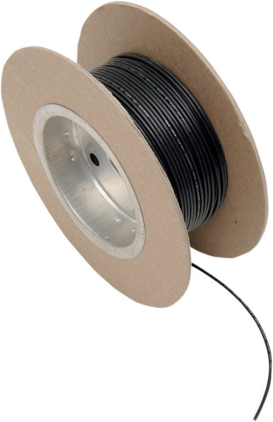 100' Wire Spool - 18 Gauge - Black