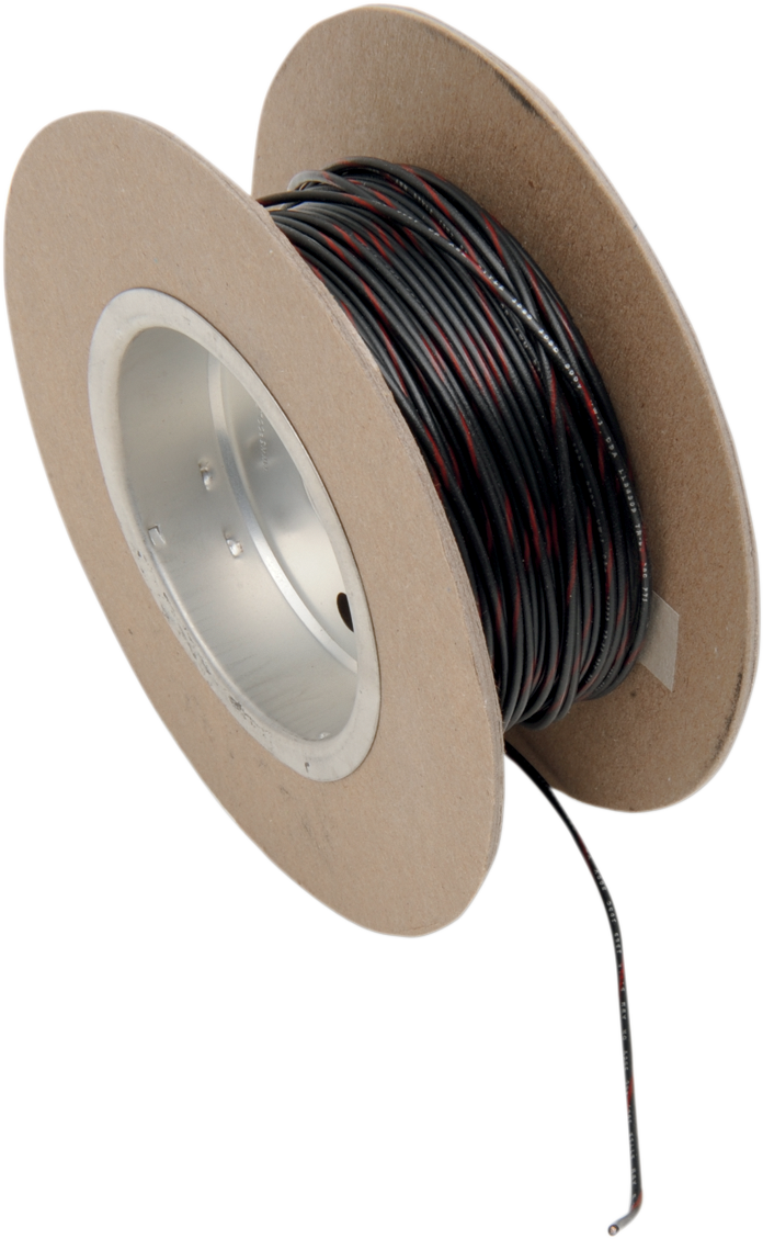 100' Wire Spool - 18 Gauge - Black/Red