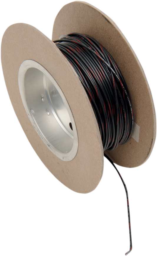 100' Wire Spool - 18 Gauge - Black/Red