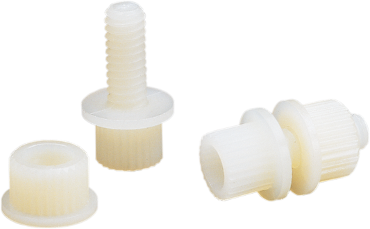 License Plate Bolt - 100 Pack - White