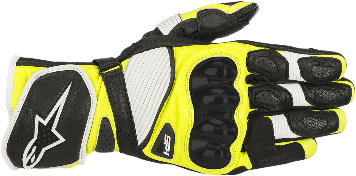 SP-1 V2 Gloves - Black/White/Yellow - Small