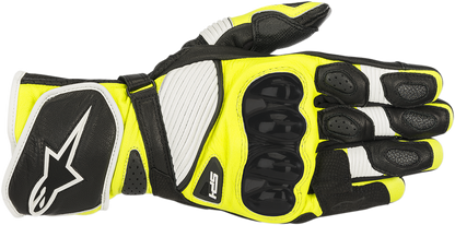 SP-1 V2 Gloves - Black/White/Yellow - Small