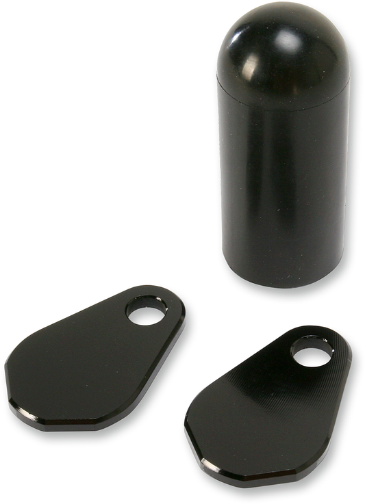 Block Off Plate - Black