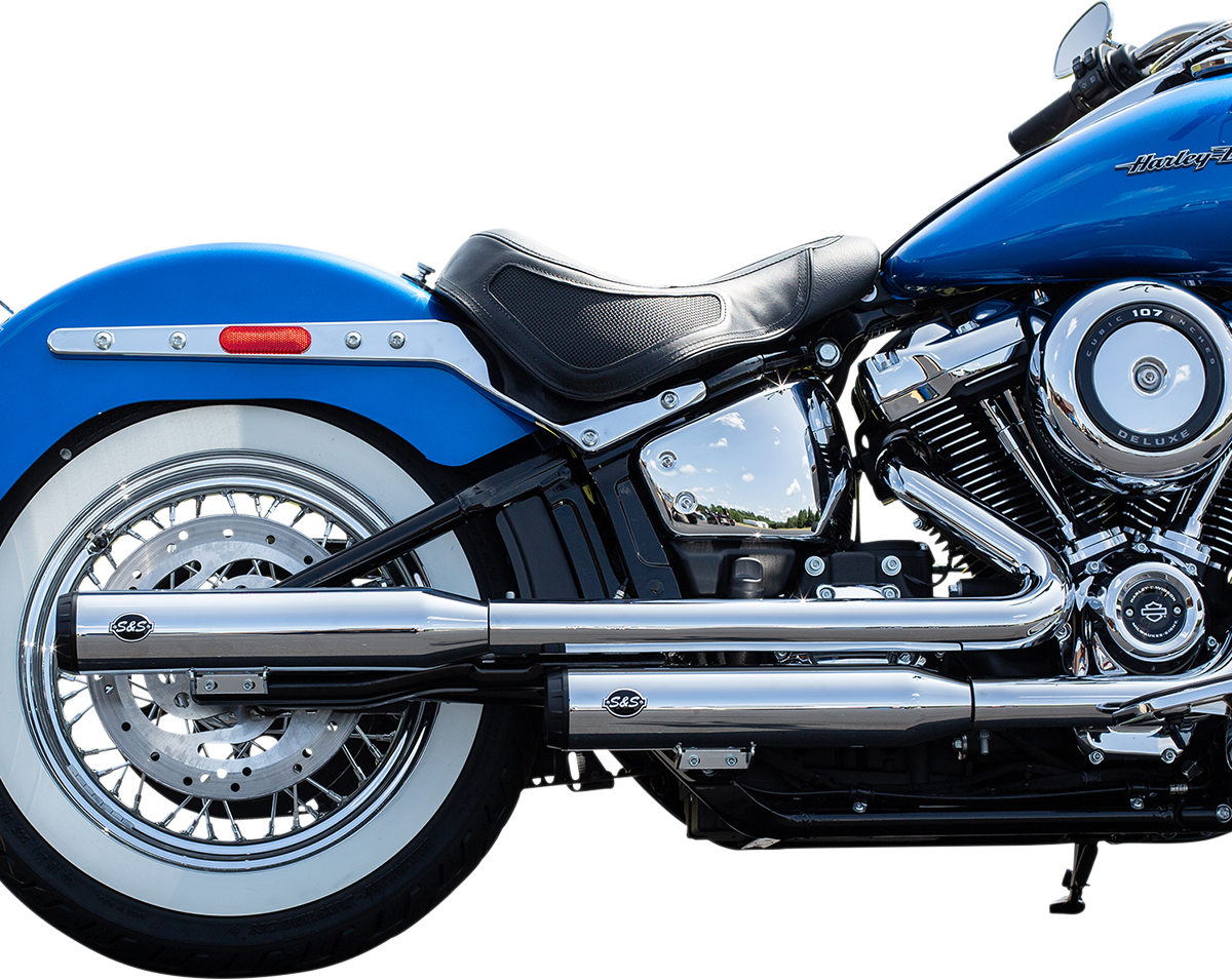 Grand National Race Mufflers for Softail - Chrome09223865