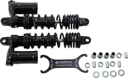 970 Series Piggyback Shocks - Gloss Black/Matte Black - 13.00"70430