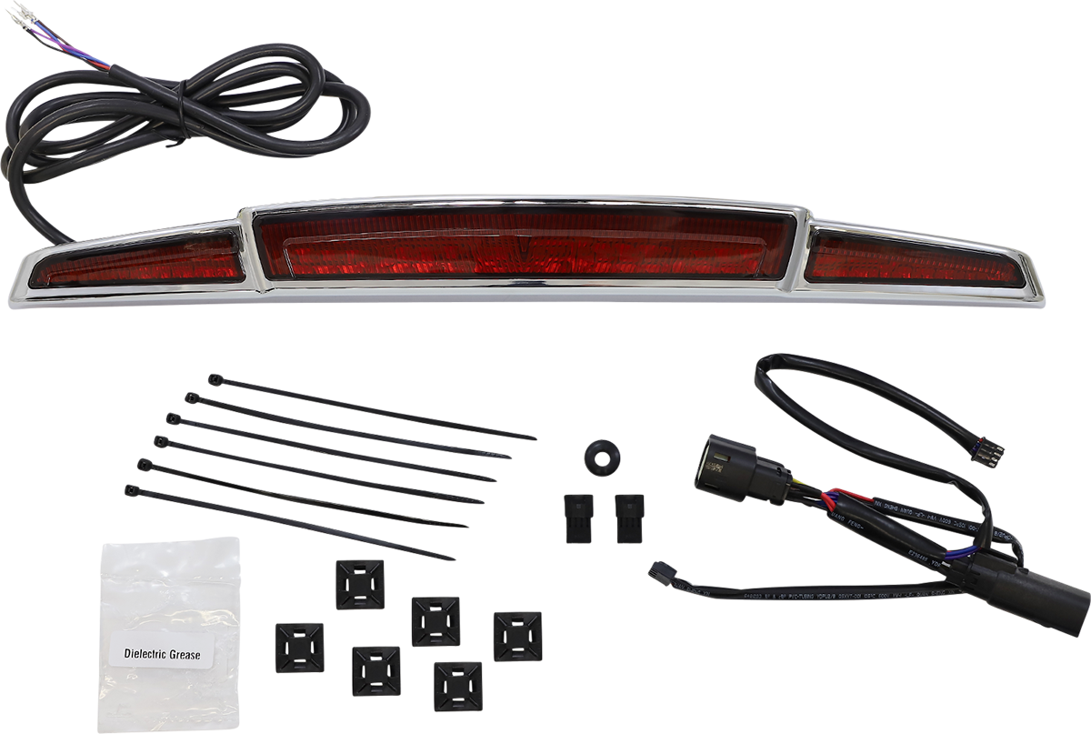 Trunk Light/Taillight - Chrome - Red