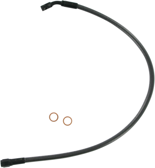 Brake Line - Black Pearl - Front - 3/8"/35Â° - 19"