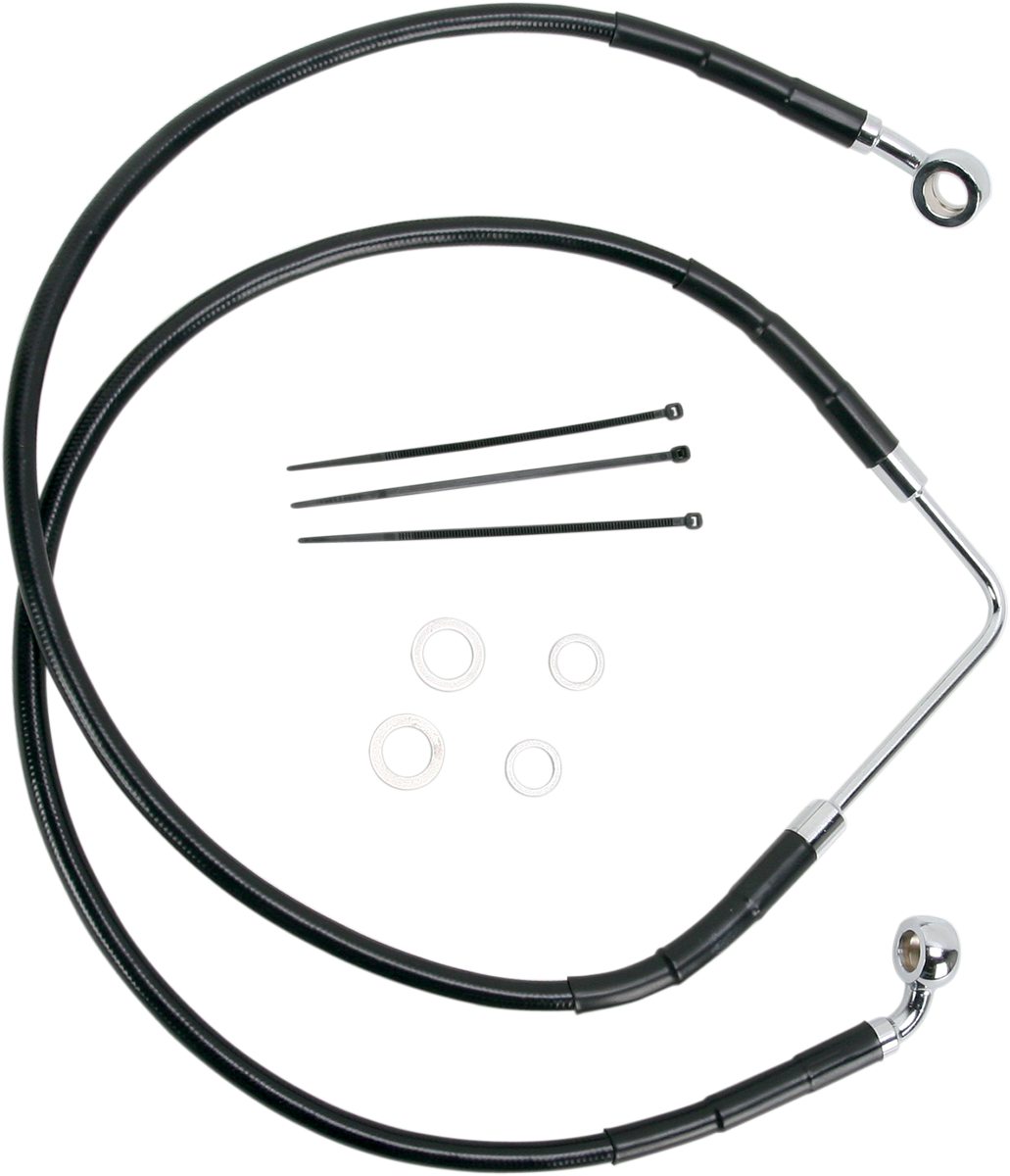 Front Brake Line FXDB 06-07 Black