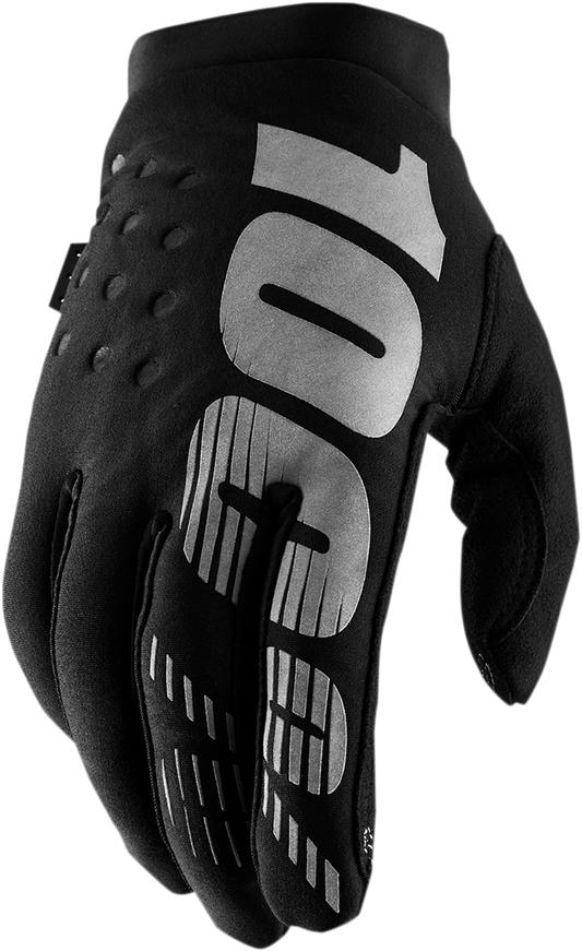 Youth Brisker Gloves - Black/Gray - Small