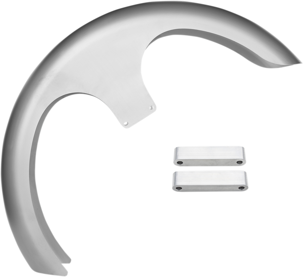 Custom Dresser Front Fender for 19" Wheel - Steel - LS-2 Style - 6" W x 42" L