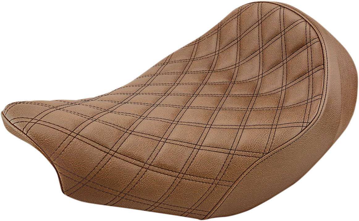 Renegade Solo Seat - Lattice Stitched - Brown