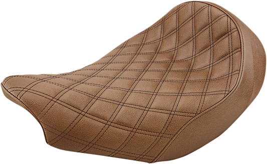 Renegade Solo Seat - Lattice Stitched - Brown