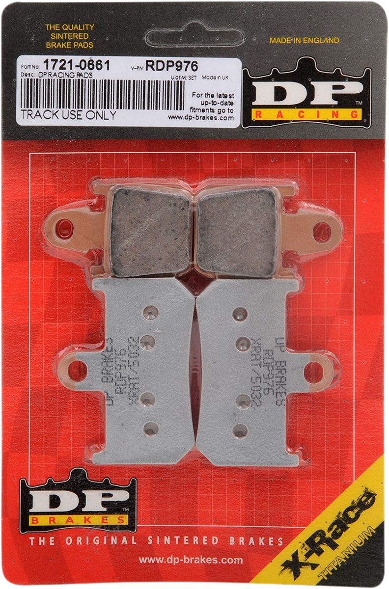 RDP Racing Brake Pads - YZF 1000 R