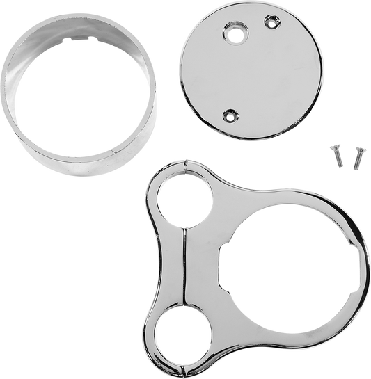 1.5" T-Bar Gauge Mount - Chrome - For OEM Gauge