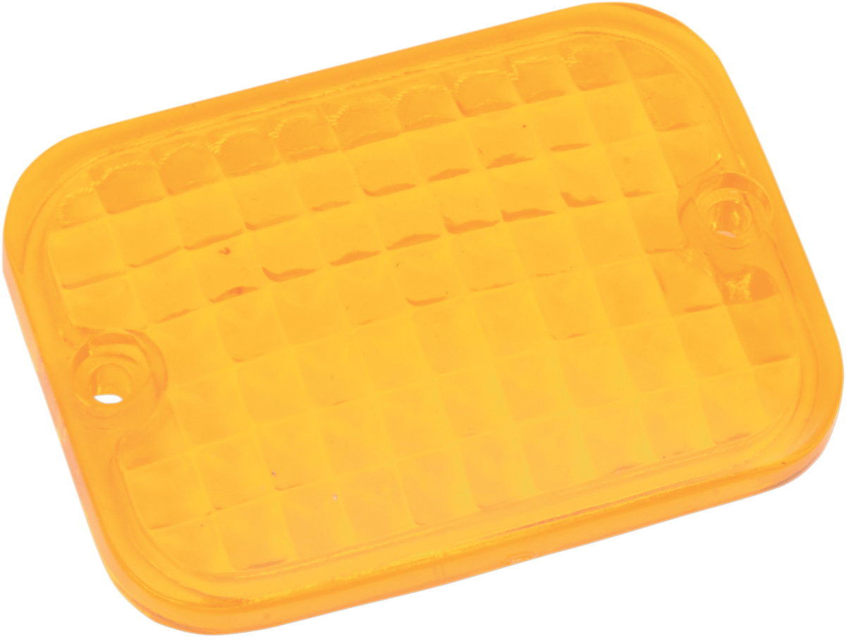 Replacement Rectangular Lens - Amber
