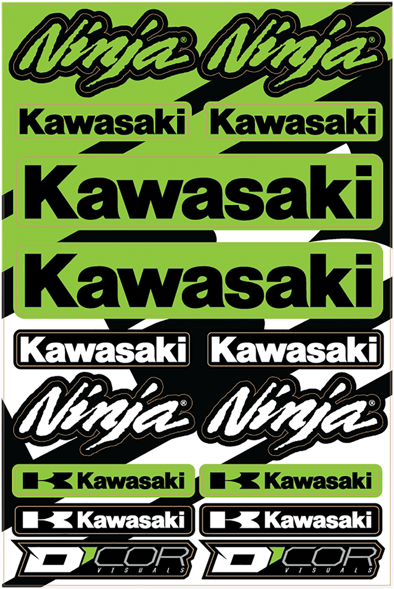 Decal Sheet - Kawasaki Street