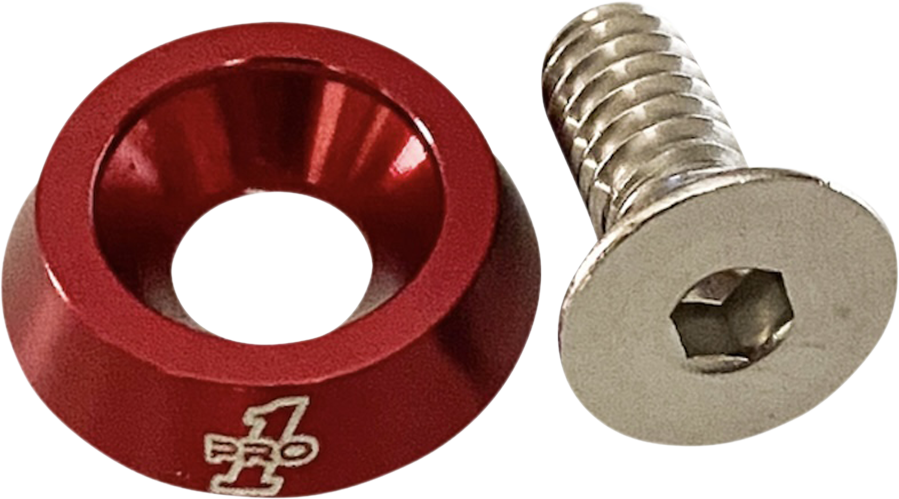 Seat Bolt - 1/4"-20 - Red