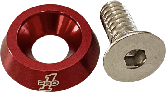 Seat Bolt - 1/4"-20 - Red