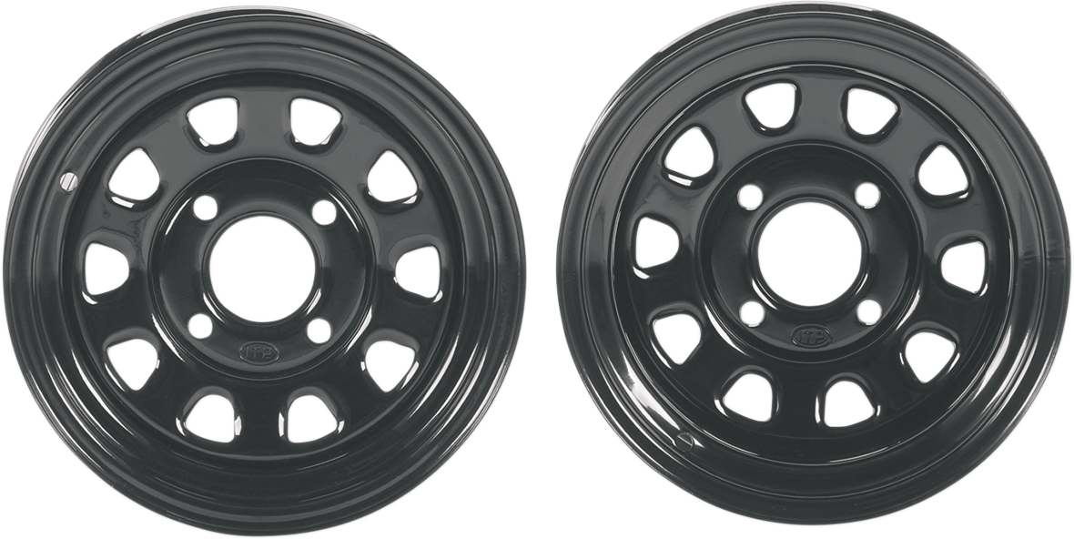 Wheel - Delta - Black - 12X7 - 4/137