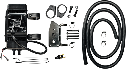 Fan-Assisted Vertical Frame-Mount Oil Cooler Kit