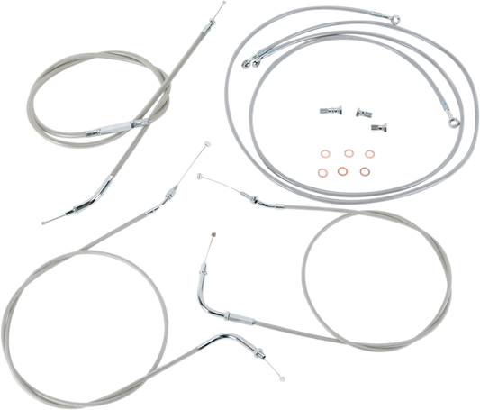 Cable Line Kit - 18" - 20" - '99 - '03 Roadstar - Stainless Steel