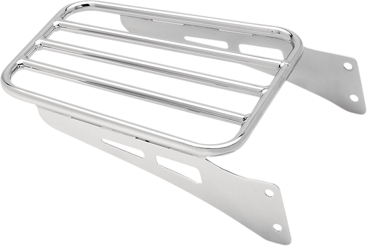 Sissy Bar Luggage Rack - Chrome - Tubular