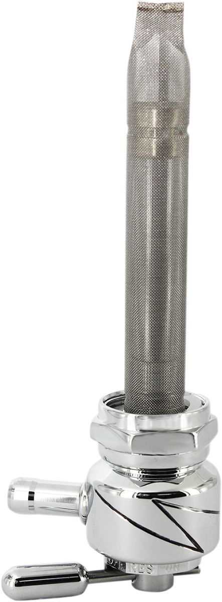 Fuel Valve - Lightning Chrome - 22mm - Round