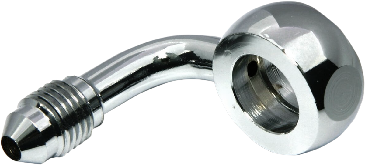Banjo Fitting - 7/16" - AN3 90 - Chrome