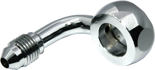 Banjo Fitting - 7/16" - AN3 90 - Chrome