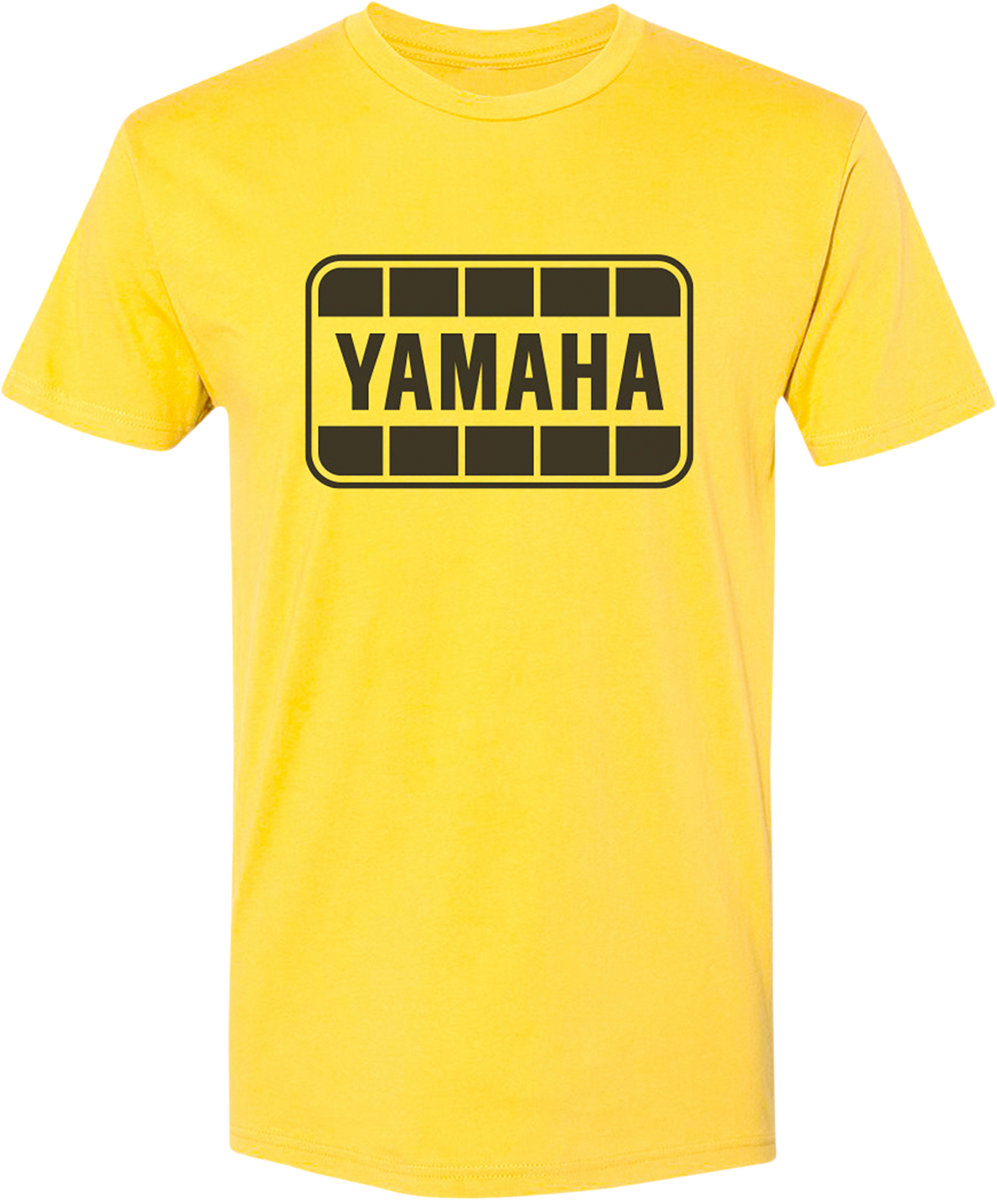 Yamaha Retro T-Shirt - Yellow/Black - Medium