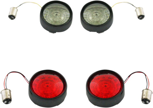 Full Bullet Turn Signal Conversion Kit  - Black