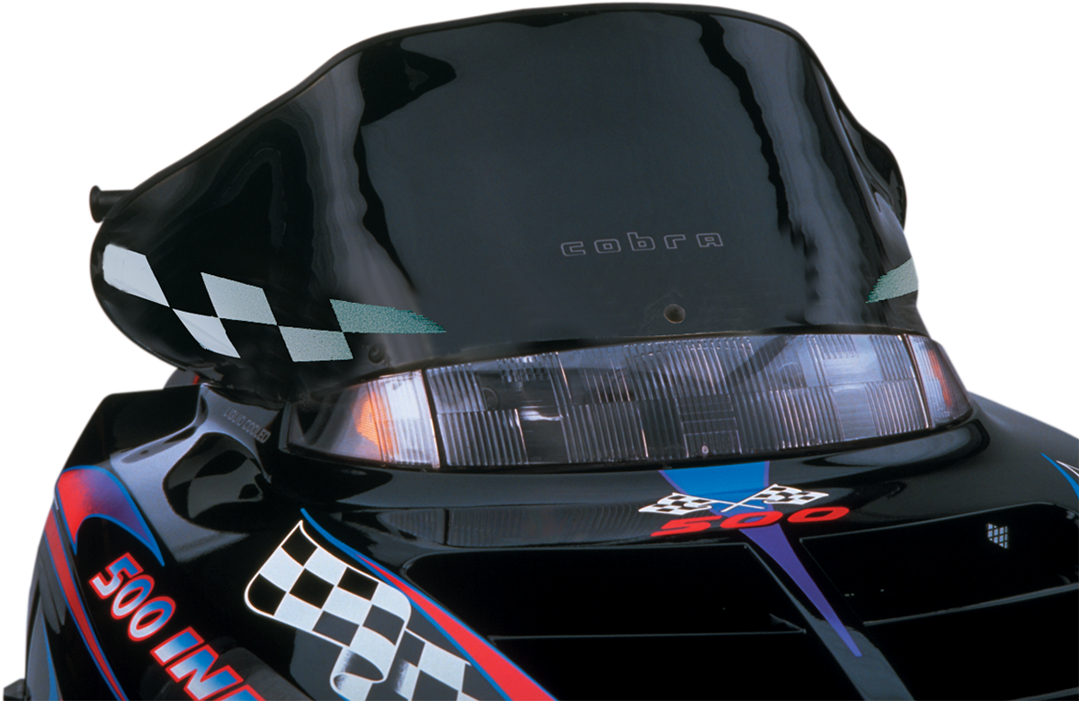 Windshield - 12" - Black - Polaris