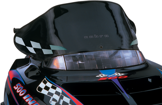 Windshield - 12" - Black - Polaris