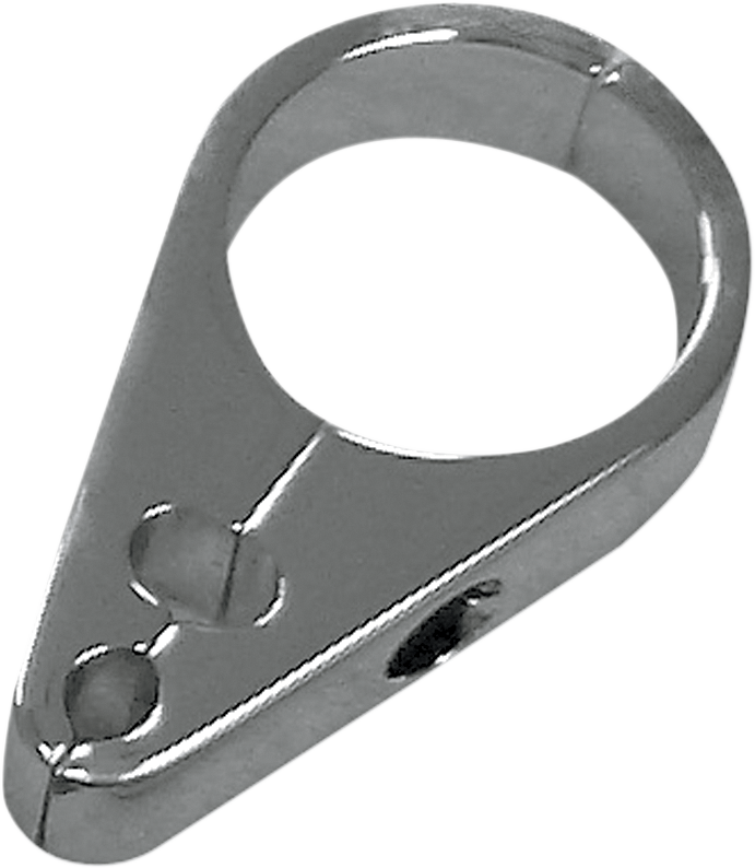 Cable Clamp - Throttle/Idle/Brake - 1-1/2" - Chrome