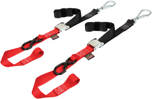 Cam Tie-Down - 1.5" - Black/Red