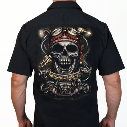 Camisa LETHAL THREAT Build Your Beast - Negra