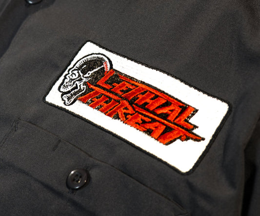 Camisa LETHAL THREAT Motorhead Garage - Gris