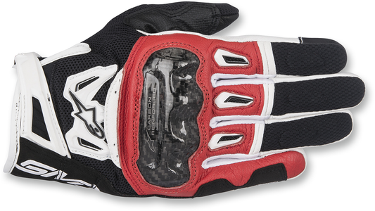 SMX-2 Air Carbon V2 Gloves - Black/Red/White - Small