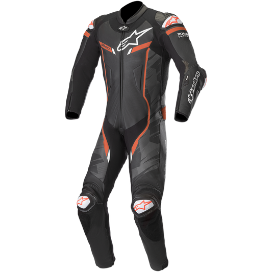 Traje de piel Alpinestars GP Pro v2 negro/gris/rojo