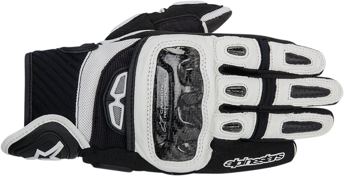 GP-Air Leather Gloves - Black/White - Small