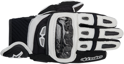 GP-Air Leather Gloves - Black/White - Small