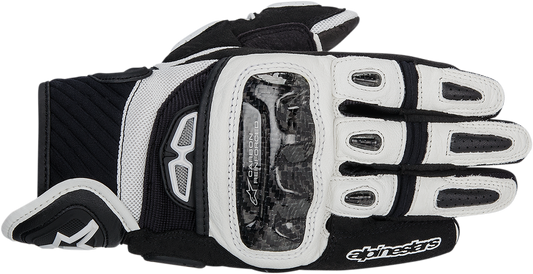 GP-Air Leather Gloves - Black/White - Small